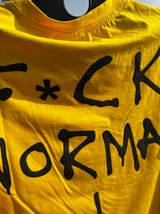 Yellow Oversized tshirt M L size