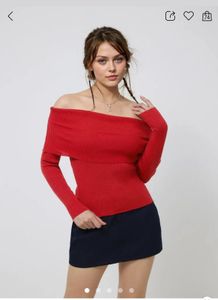 Off Shoulder Knit Top
