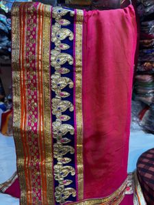Elegant Embroidered Saree