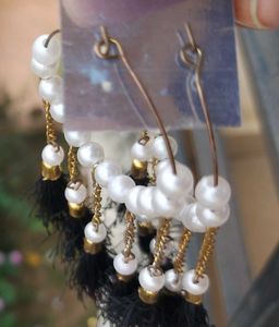 Pearl Tassel Earrings