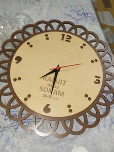 Wooden Wall Clock