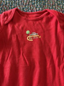 Mothercare Red Baby Bodysuit
