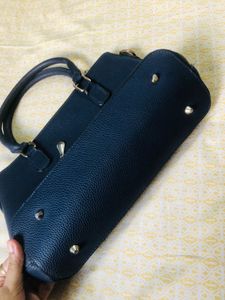 Navy Handbag From Thailand