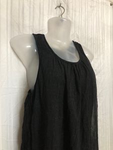 16 ANS Black Sleeveless Dress