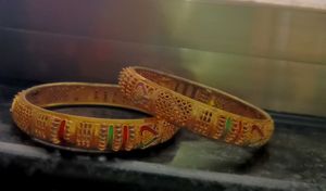 Golden Bangle Set