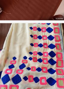 Elegant Embroidered Saree