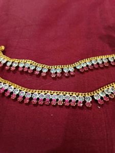 Golden Stone Work. Beautiful Payal