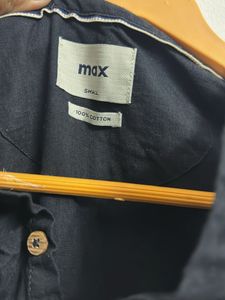 Max Black Short Kurta