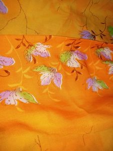 Floral Print Saree Womens
