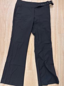 Belted Black Trousers