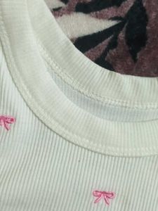 Cute Embroidered Tank Top