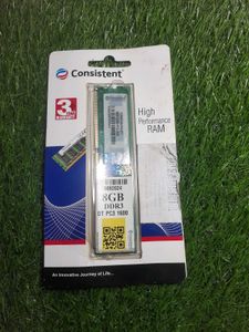Consistent 8GB DDR3 RAM