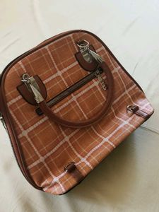 Stylish Plaid Handbag