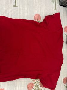 Red T-Shirt with Quote