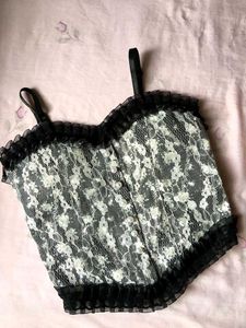 Lace Bustier Top