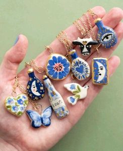 (Any One) Charm with anti tarnish chain