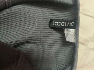 Gray Knit Bodycon Dress