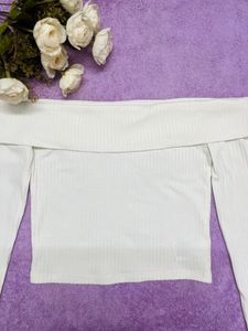 H&M  White off shoulder to
