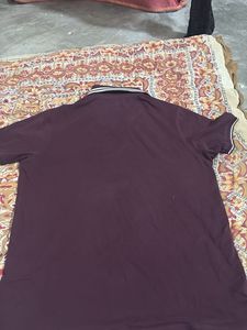 Burgundy Polo T-Shirt