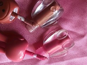 Cute Teddy Lipstick Gloss Combo ....