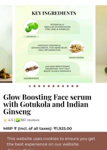 80% Off 💥 New Just Herb Face Serum Skincare