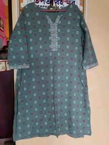 Vintage Print Kurti