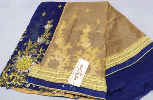 Elegant Embroidered Saree Sale New
