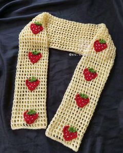 Crochet Yellow Strawberry 🍓 Bolero
