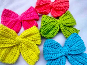 Crochet Hair Bow