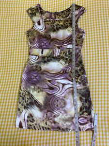 Stretchy Abstract Print Dress Just 34 Waist 30