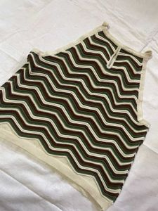 Chevron Knit Halter Top