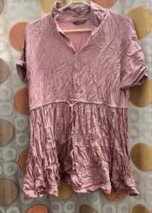 Zudio Festive Collar Tunic With Strips