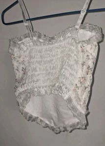 Floral Lace Corset Top