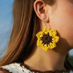 sunflower earrings...