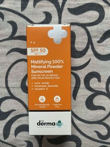 The Derma Co Mineral Sunscreen