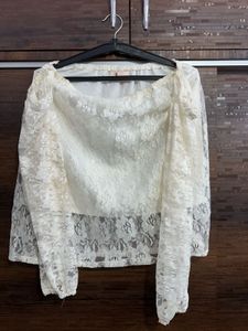Off White Tube Top