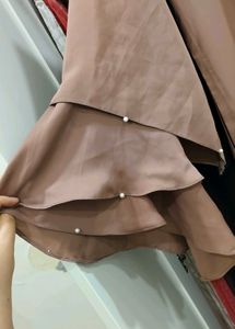 Elegant Pearl Embellished Abaya
