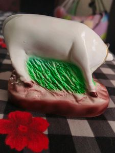 Ceramic Cow With Her Baby..Showpiece,idol..