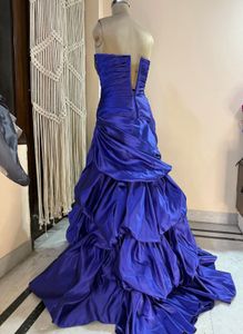 Blue Heavy Gown Very Pretty