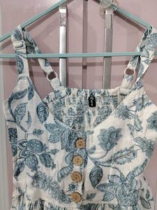 Floral Print Button-Down Dress