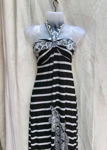 111611. Striped Maxi Dress