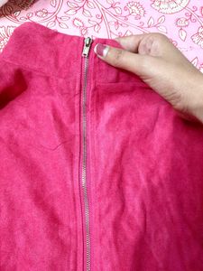 Pink Zip-Up Jacket
