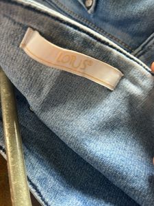 High-Waisted Light Wash Jeans