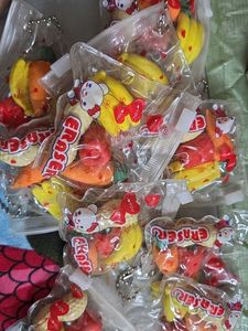 Fruits Eraser Set (10 Pcs)
