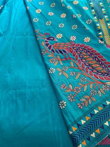 Brand New Silk Saree with Attached Blouse Piece