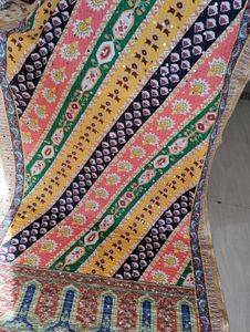 Festive Dupatta With Real Mirror Work