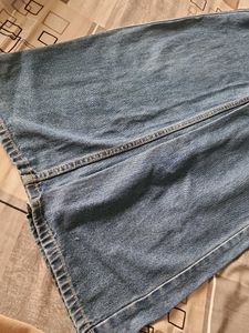 Wide Leg Denim Jeans
