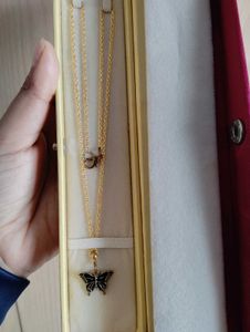Butterfly Pendant Necklace