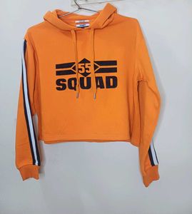 Jennifer &#39;55 Squad&#39; Cropped Hoodie