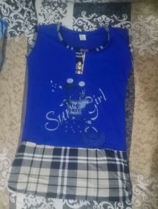 Blue &#39;Star Girl&#39; Top
